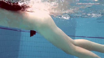 Water action with fantastic Liza from Underwater Show