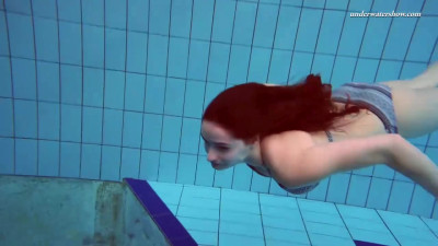 Small tits dirt with flirtatious Liza from Underwater Show
