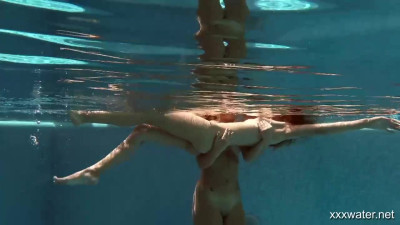 Babe sex with fairly Irina from Underwater Show