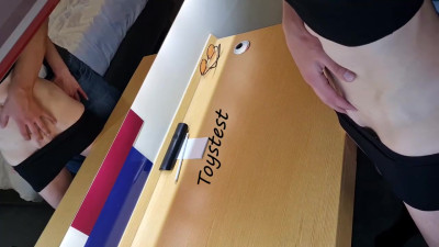 Toystest's pussy rubbing action by Verified Amateurs