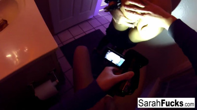 Cumshot sex with naughty Sarah Jessie from PUBA