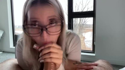 Steamy rubieandmax's cum in mouth scene
