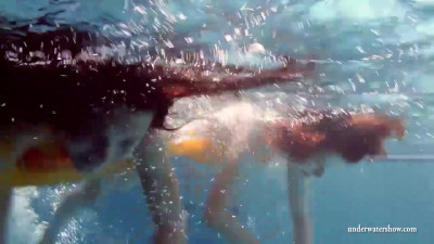 Underwater Show featuring Mia Bandini and Petra's mia xxx