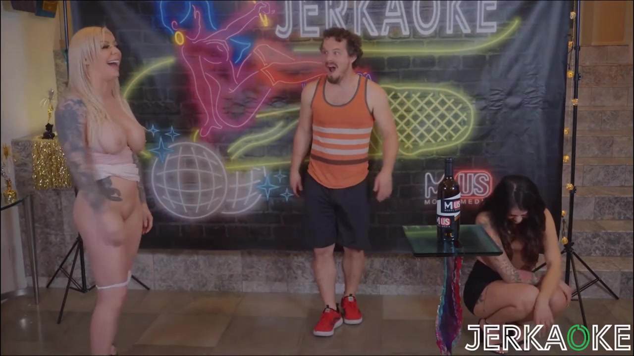 Jerkaoke featuring Karma RX and Robby Echo's blonde movie Free Porn Videos | BestPornHubs.