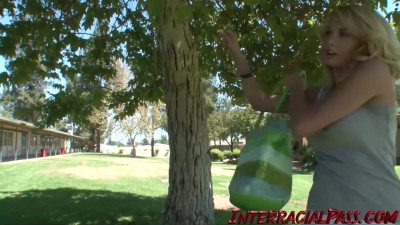 Richard Mann and Daphne Flor's college student action by Interracial Pass