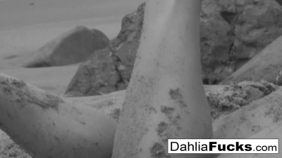 Hottie Dahlia Sky at solo action