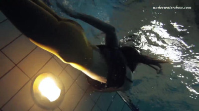 Underwater Show featuring nymph's nude video