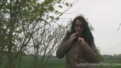 Charming miss's homemade video
