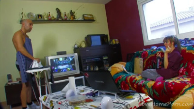 Love Home Porn featuring baby girl's anal clip
