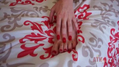 Katie St Ives and Katie's girl masturbating trailer by ATK Galleria